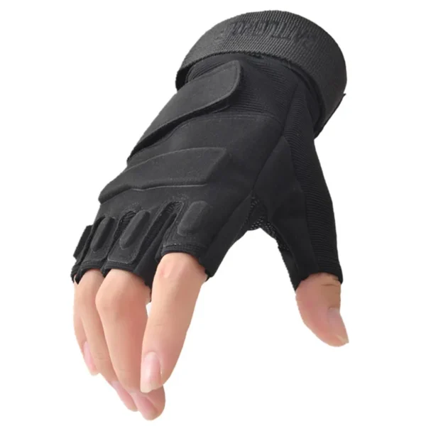Newly Fingerless Tactical Gloves Fitness Gym Sports Men Women Antiskid