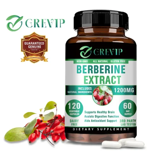 Berberine Capsules - Support Heart and Digestive System Health