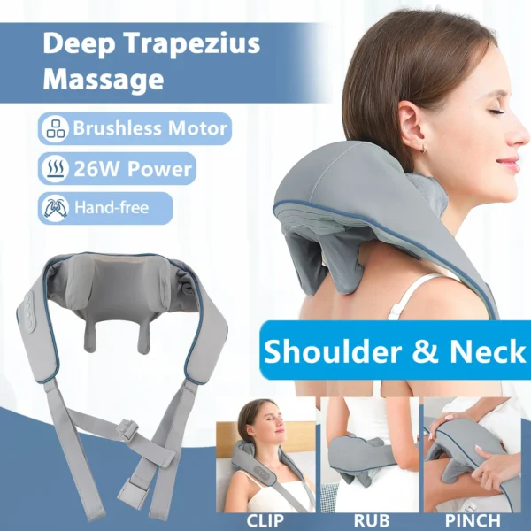 Foreverlily 26W Neck And Shoulder Massager Wireless