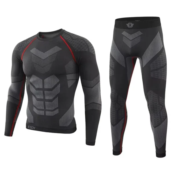 Tactical Thermal Underwear Set Men Outdoor Sports Cycling