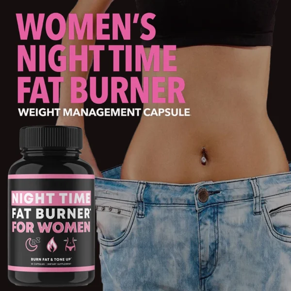 Night Time Fat Burner Weight Loss Supplement for Women