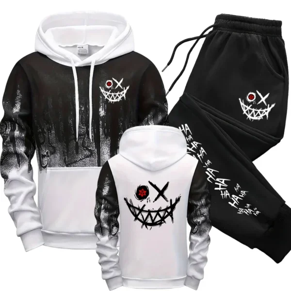 Men's Tracksuit Two Piece Set