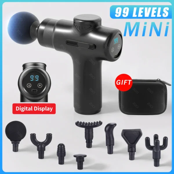 Mini 99 Levels Fascia Gun Handheld Portable Massage