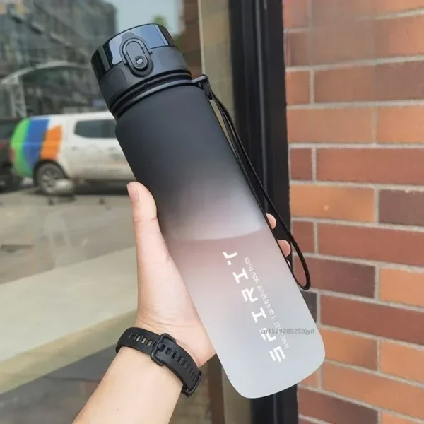 500ml/650ml/1000ml Sports Water Bottle Leak Proof Colorful Plastic